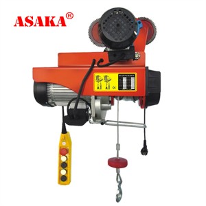 Portable Mini Electric Wire Rope Hoist with Electric Tolley