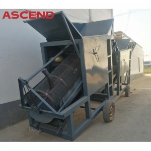 Factory Cheap Coal Double Roller Crusher Machine - Sand Soil Gold Ore Rotary Trommel Screen Machine – Ascend
