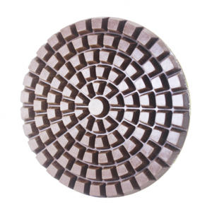 3-step Diamond Dry Polishing System – Four Row resin pads