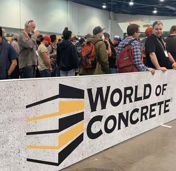 World of Concrete 2022 прайшоў у канферэнц-цэнтры Лас-Вегаса