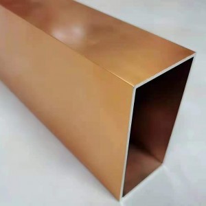 6063 aluminum extrusion rectangle bututu & tube