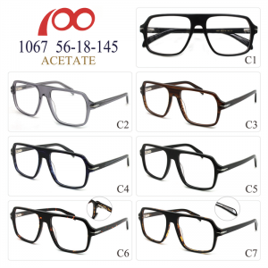 1067 Großhandel New Fashion Thick Acetat optischen Rahmen