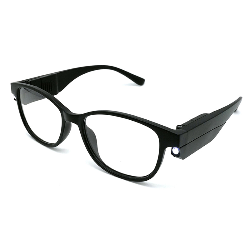 Kwadratowe okulary do czytania LED SF1025