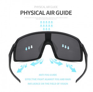 8230 खेलकुद चश्मा चश्मा UV400 सुरक्षा पुरुष महिला साइकल चलाउने सनग्लासहरूका लागि