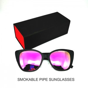 XY008 Smoking Sunglasses Acetate With Wooden Premium Handmade Acetate & Wood Finest Materia Designer