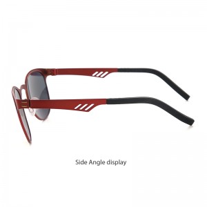 Solbriller med innfatning av rustfritt stål 8202