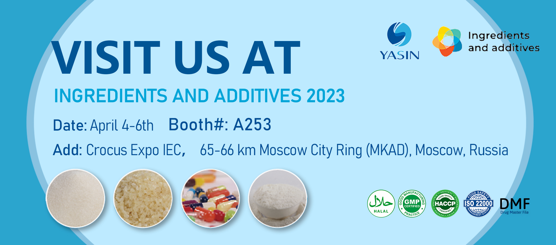 ingredients and additive 2023 Moscow