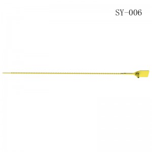 Plastic Seal SY-006 High quality Total Length Plastic Seal for Indicative Sealing truck containing the goods