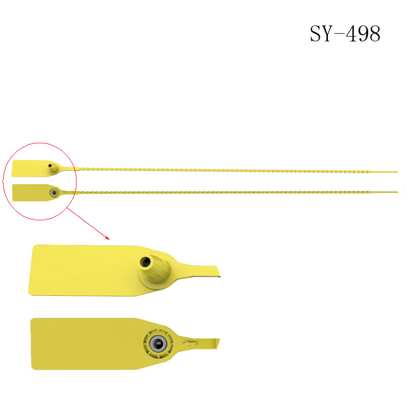 SY-498 disposable plastic cargo seal security lock for luggage security tag tamper evident seal plastic security Featured Image