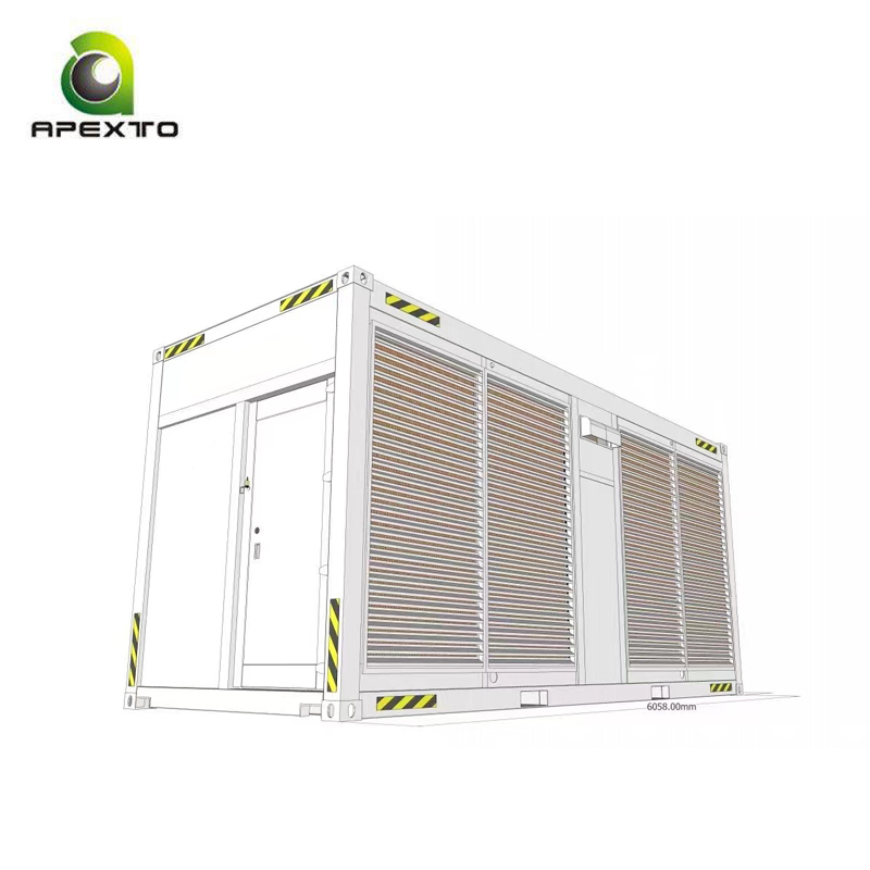 Kundenspezifisches Kühlsystem 40HC Mobiler Mining-Container 420-teilige Bitcoin-Miner-Box Geeignet für S19 M50 Serise