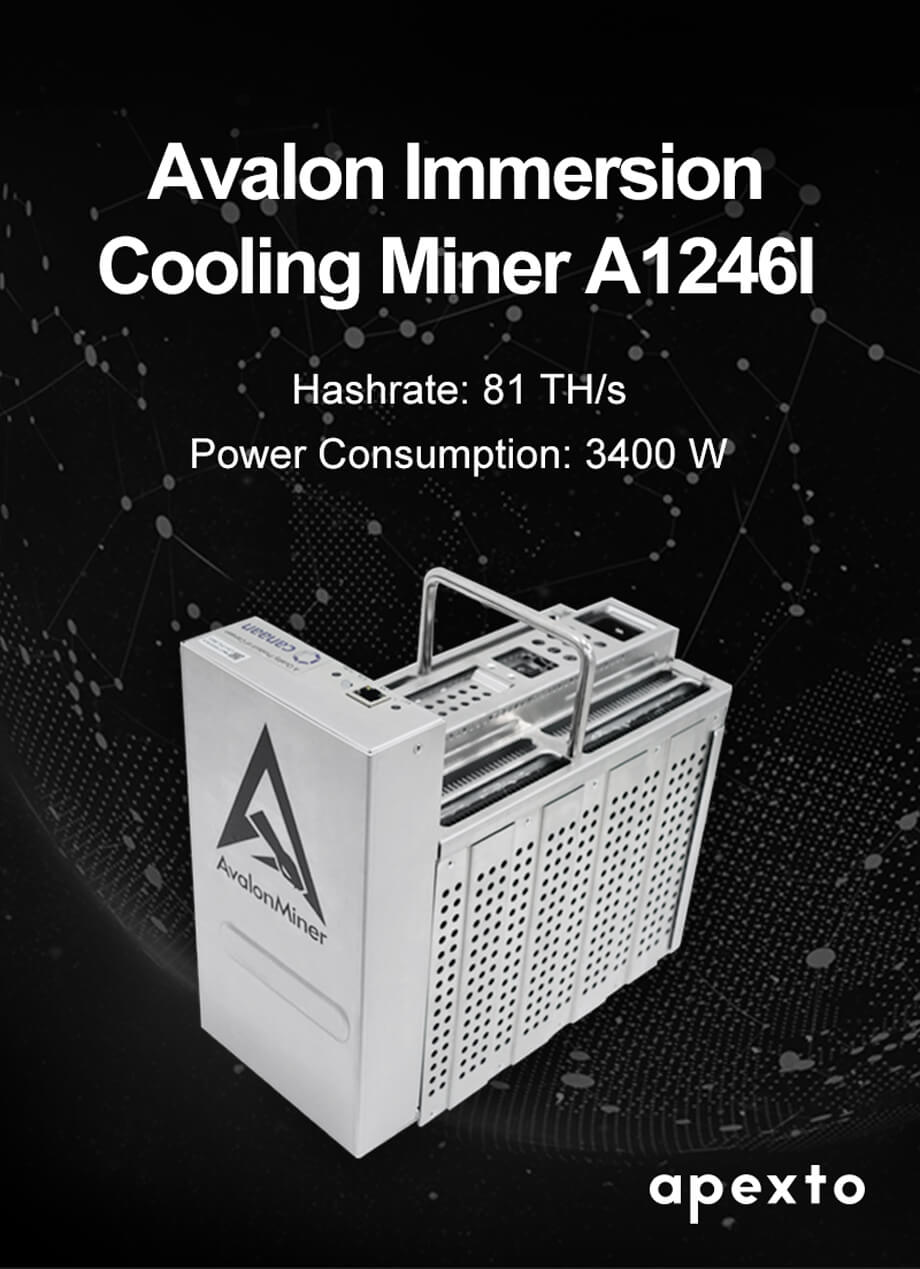 Avalon သည် Ground-Immersion Cooling Miner A1246I အသစ်ကို ချိုးဖျက်သည်။
