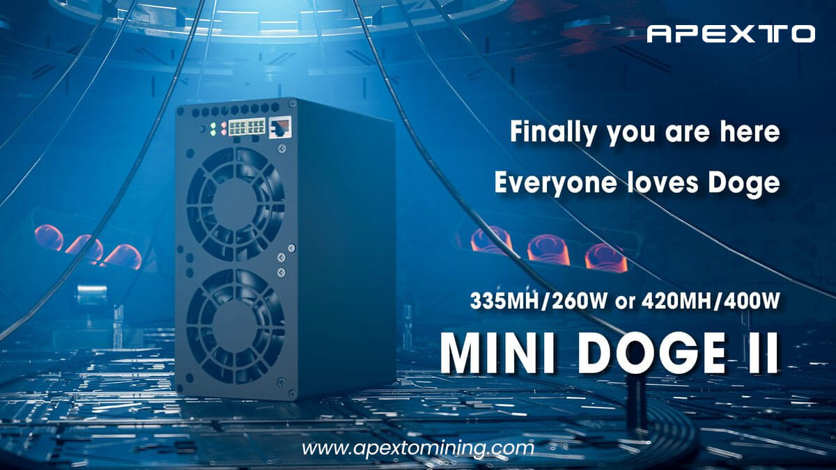 Mini DOGE II leva você a outra jornada de mineração de criptografia