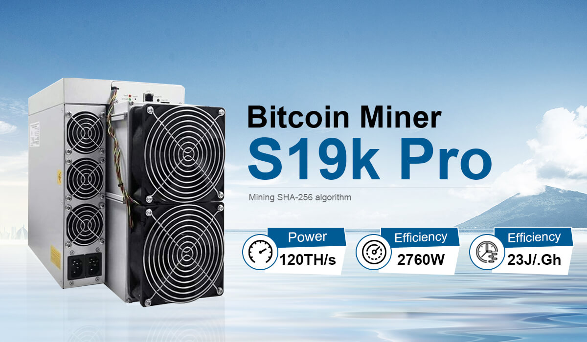 Bitmain Antminer S19k Pro 120T —— Minerador Bitcoin BCH Asic lucrativo