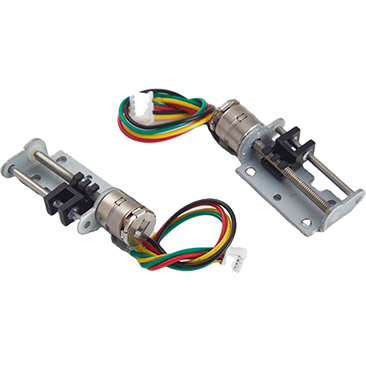 Stepper motors are ideal for positioning – but how do you translate the rotation of the output shaft to a linear movement? 