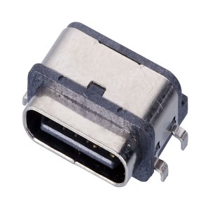 Conector IPX7 impermeable USB tipo C 3.1 de 6 pines
