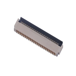 FPC03045-42202 FPC 0.3mm XP SMT H=1.0mm Buɗe Nau'in Black connector da aka yi amfani da shi don wayar hannu