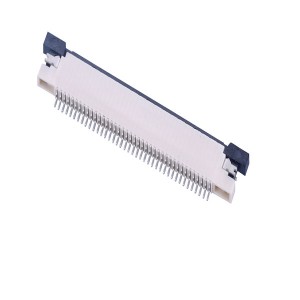 FPC05040-04100 FPC 0.5mm XP SMT H=1.2mm Side Entry Top Contact Natural connector nga gigamit para sa FFC Cable 4-60Pins