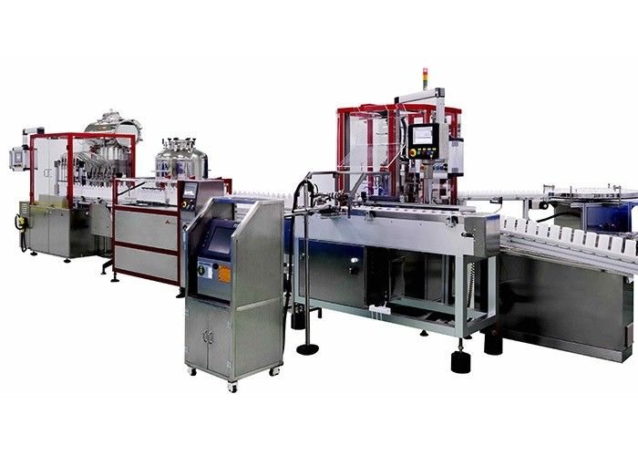 Plastic Glass Automatic Filling And Capping Machine 50 Pieces / Min Easy Operation Featured Image
