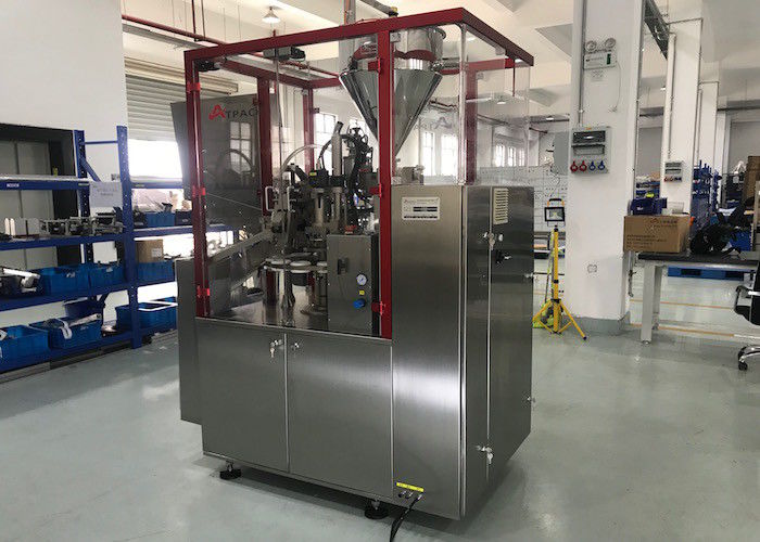 High Efficiency Plastic Tube Filling Machine 80 Pieces / Min Intelligent System Featured Image