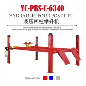 YC-PBS-C-6340 Ashensori hidraulik me katër shtylla