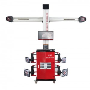 YC121DT CE e miratuar në gjuhën globale Rrezja e kamerës lëviz automatikisht shtrirjen e rrotave me lazer 3D Wheel Aligner