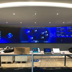 Vollfarbiger LED-Anzeigebildschirm für den Innenbereich P1.5 LED Wall für Kommandozentrale 3840Hz