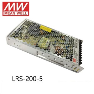 Sumber daya LED LRS-200-5