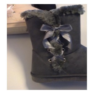 Mid calf booties with Micro Suede upper and Faux Fur Lining (Women’s/ Girls)