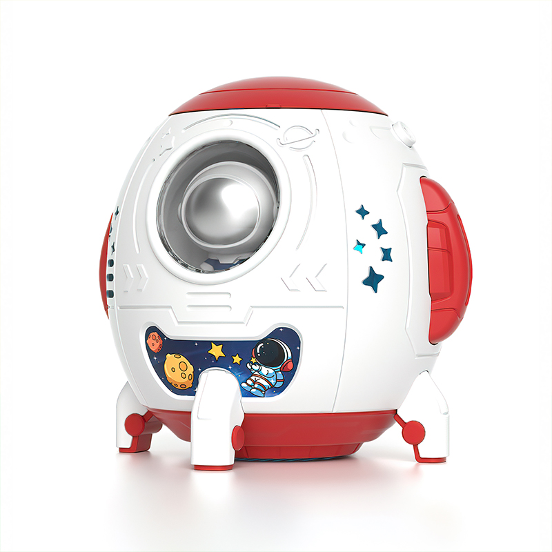 10 Lach Seife Bubble Machine LED Liicht Kanner Automatesch Bubble Machine Rakéit Bubble Form Bubbles Maker Elektresch Outdoor Toy Kid Kaddo