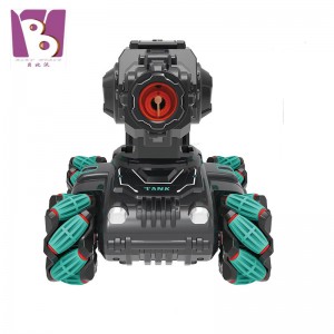 1:14 (10 Channels) (Low Configuration) Bubble Spray Stunt Armored Car (Olive Wheel)