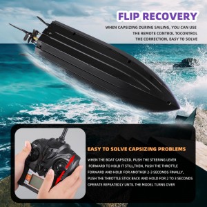 RC Boat 25 Mph High Speed ​​Racing Boat Toys for Swimming Pool and Lakes Outdoor, Motor Boat Long Endurance Rowing Model Boat (Purple) Remote Control Boat Toys Great Gift for Kids Gift