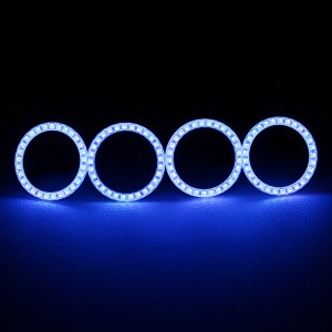 App Kontroll Chasing Flow Led Clear Coating Halo Rings fir Dodge Charger Accessoiren