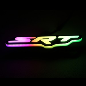 Логотип RGB RGBW Chasing Color SRT Логотип SRT для Dodge /Chrysler /Jeep Mopar SRT