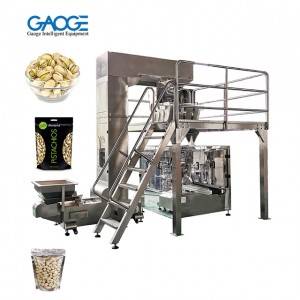 Fully Automatic Doypack Stand Up Pouch Zip Bag Pistachio Packing Machine