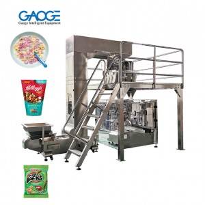 High Quality for Semiautomatic Packaging Machine - Automatic Doypack Stand Up Pouch Zip Bag Cereal Packing Machine – GAOGE