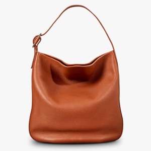 Wholesale Custom Ladies Purse Factories –  Custom Grained Leather Hobo Bag Shoulder Handbag For Women – Champion