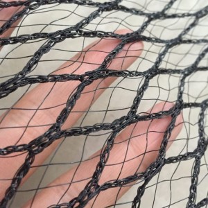 Anti hail  nets  hail proof 100%  hdpe knitted woven netting white color  for garden agro and fruit tree