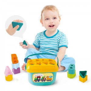 Kisgyermek korai nevelési blokkok tárolódoboz készlet ABC betűtanulás baba érzékszervi alakzat válogatás fészkelés egymásra halmozott Montessori játékok