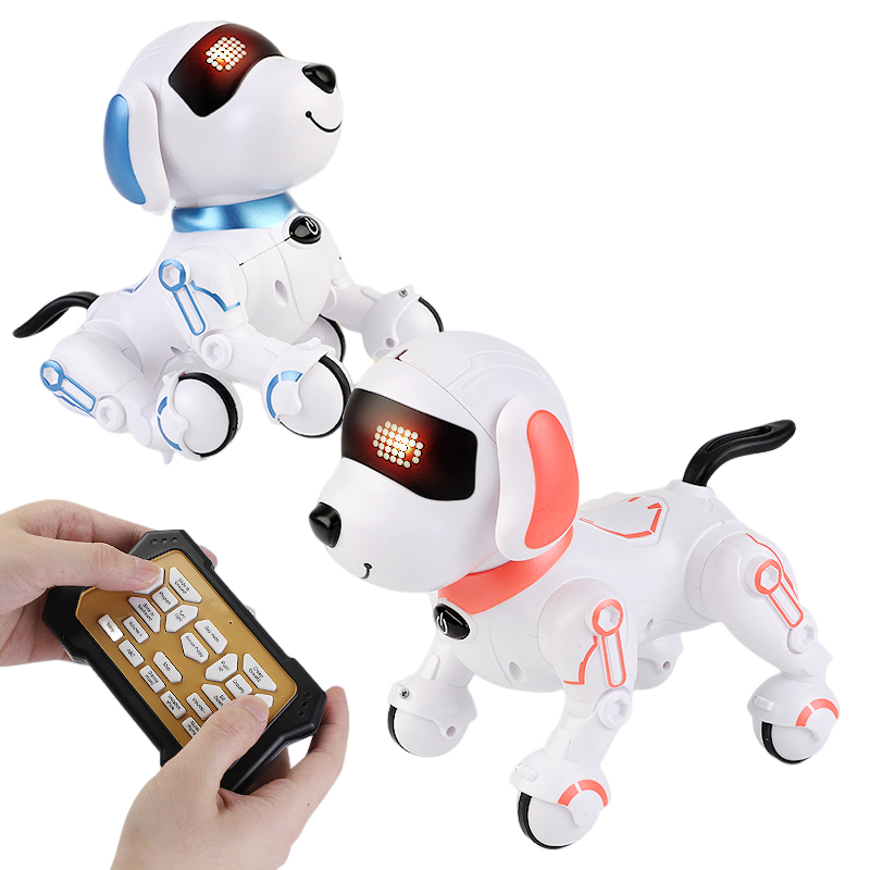 الکتریسیته آواز رقص داستان گفتن برنامه نویسی هوشمند RC Pet Dog Sit Do Robot Control Infrared Creep Dog Toy for Kid