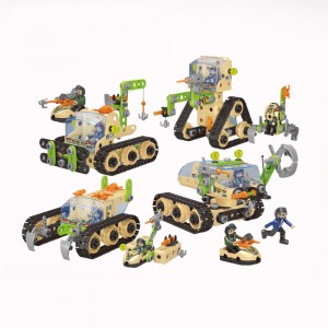 Izingane STEM Education DIY Assembly Army Army Tank Helicopter Truck Soldiers Model Toy Military Vehicle Series Series Building Block Sets