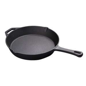 cast iron frring pan cast iron steak pan with oil mouth