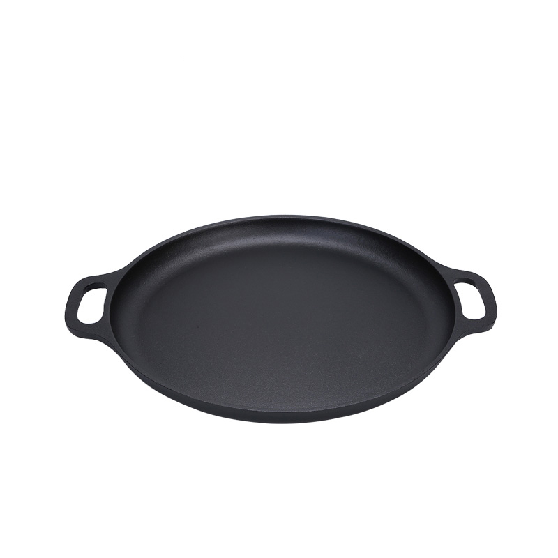 Pre Seasoned Cookware Set Sartenes Green Pizza Cast Iron Fry Pan For Household Featured Image