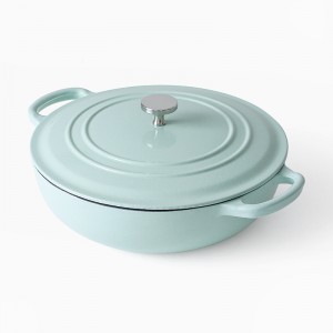 Enamel cast iron casserole OEM color