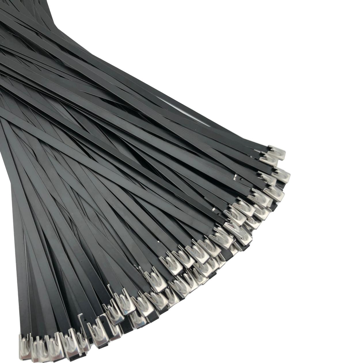 High-Quality Black Stainless Steel Cable Ties for Durable Solutions
