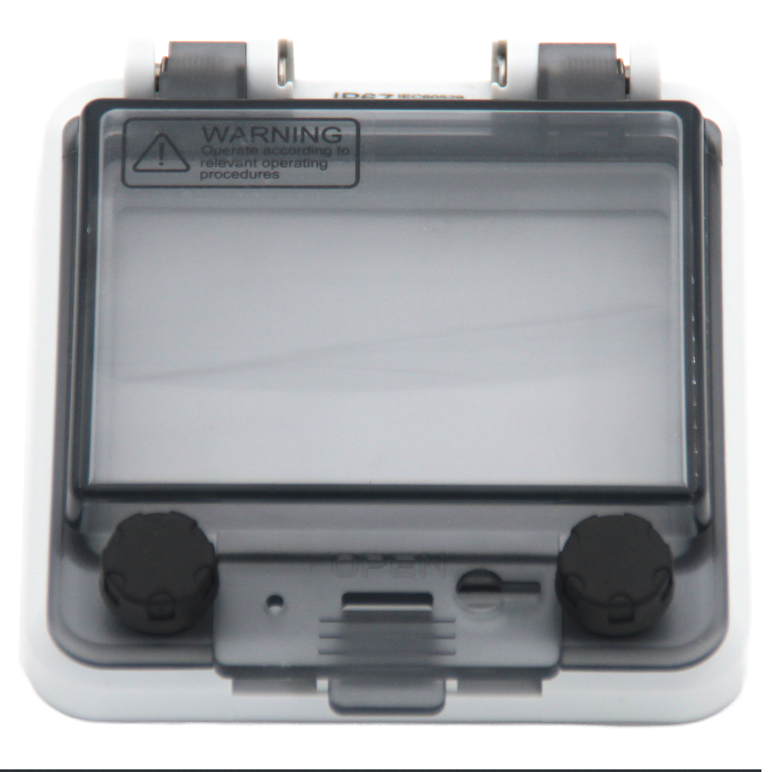 Kutia mbrojtëse e shpërndarjes së mbulesës transparente ABS Kutia elektronike e kryqëzimit