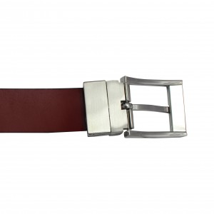 Good Quality Fashionable Men Adjustable Buckle Fashion Leather Belt 30-23048