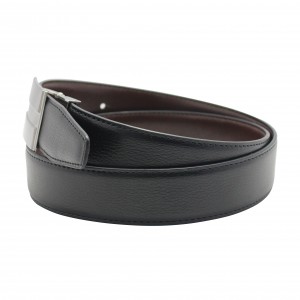 Timeless Leather Belt with Minimalistic Design 30-23243