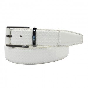 Leather Belt with Intricate Cut-Out Design 35-18562
