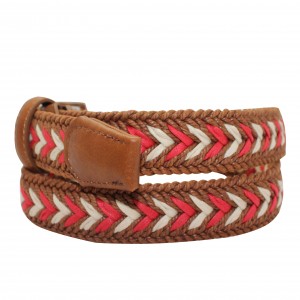 Minimalist braided belt for simple style 35-23032B