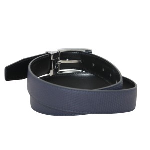 Reversible Belt with a Distressed Denim Finish 35-23046